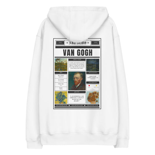 "Van Gogh Makes the News" - Hoodie Tee Art Dealer