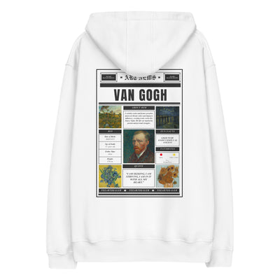 "Van Gogh Makes the News" - Hoodie Tee Art Dealer